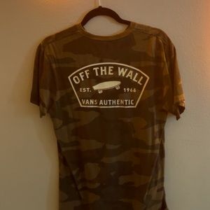 Vans camo shirt